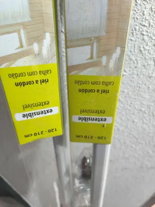 Riel extensible 120-210 cm