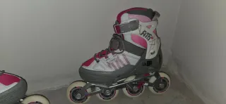 Patines en línea 4 ruedas + protecciones