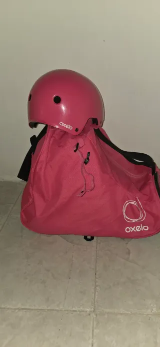 Patines en línea 4 ruedas + protecciones