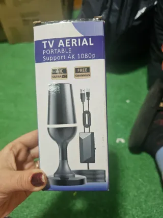 Antena TV Portátil 4K 1080p