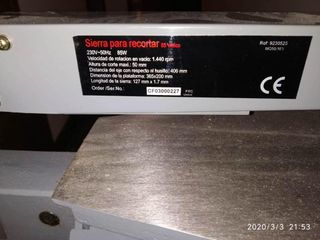 Sierra de cortar 85W