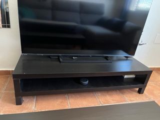 Mobile TV in legno nero