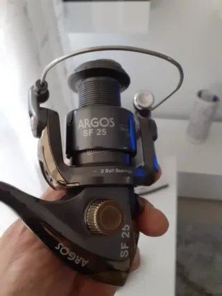 Caña de pescar telescópica y carrete