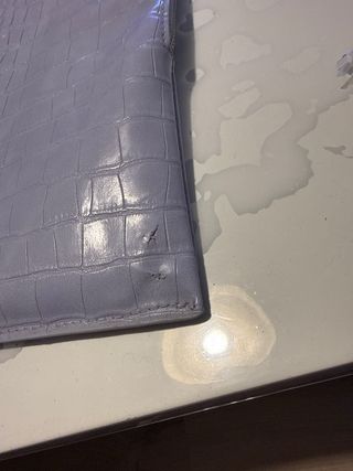 Funda portátil Mango efecto piel cocodrilo