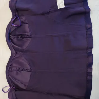 Top fiesta morado mujer