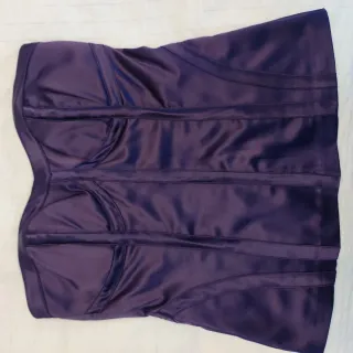 Top fiesta morado mujer