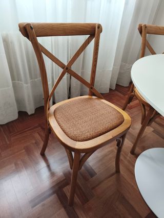 Sillas de madera de roble Aspa El Corte Ingles