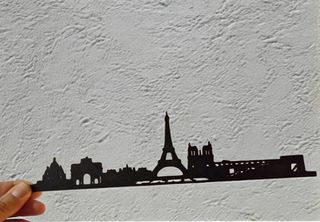 Quadro - Silhueta Paris