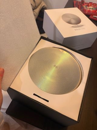 Altavoz Solo One Dorado y Plateado con bluetooth