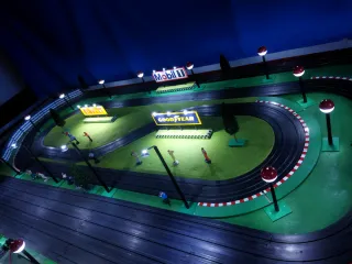 Iluminación Scalextric para circuitos de slot
