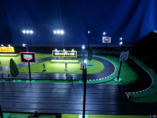 Iluminación Scalextric para circuitos de slot