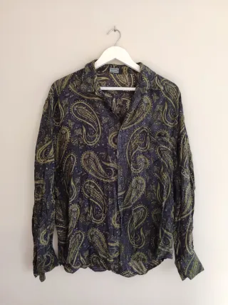 Camisa Estampada Paisley Talla L
