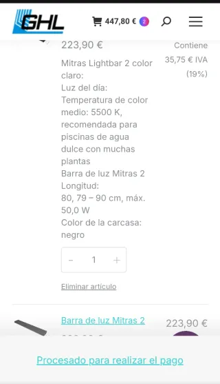 2 GHL Mitras Light Bar v2