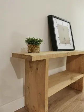 Banco de madera para decoración Hecho a mano