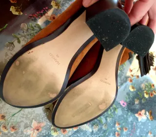 Botines Mango Marrones con Tiras y Flecos nuevas