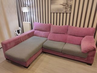 Sofá Chaiselongue Rosa