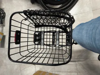 Cesta Bicicleta con Portaequipajes Trasero