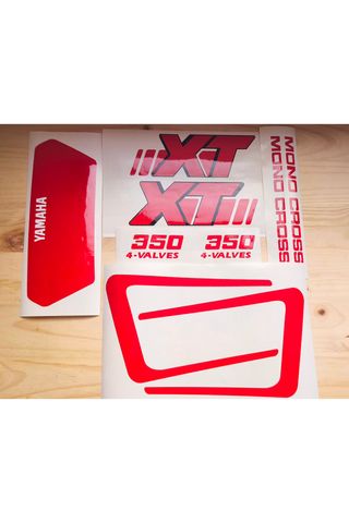 Set de pegatinas para moto Yamaha XT350