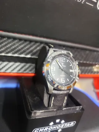 Reloj Festina Mujer Cuero Negro