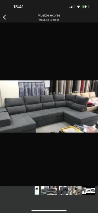 Sofá rinconera NUEVO sofá cama con asientos desliz