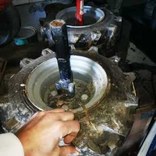 Motocultor motoazada