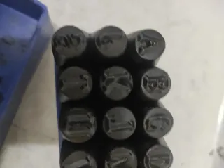 Abecedario para troquelar de golpe