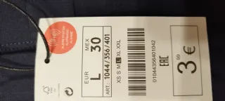 Mallas Lefties Talla L Azul