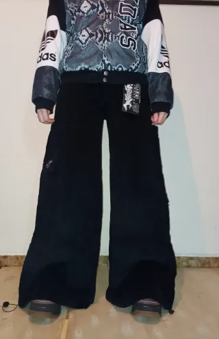 Pantalón campana Y2K