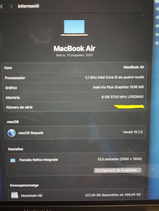 MacBook Air 2020 Retina 13" oro rosa