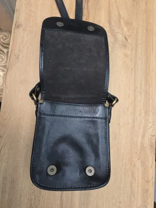 Cartera piel hombre negra