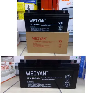 Batteria WEIYAN 12V 100Ah per kit fotovoltaico