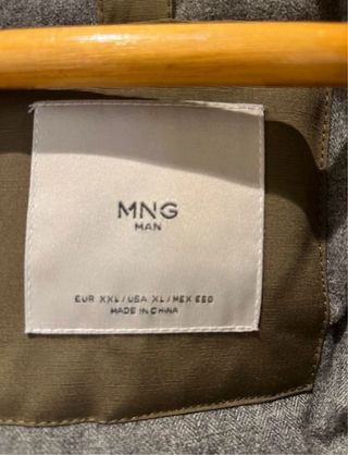 Chaqueta plumón Hombre Mango Verde Oliva