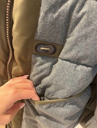 Chaqueta plumón Hombre Mango Verde Oliva