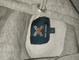 Sudadera Blue Banana gris con estampado X