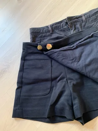 Pantalón corto niña negro