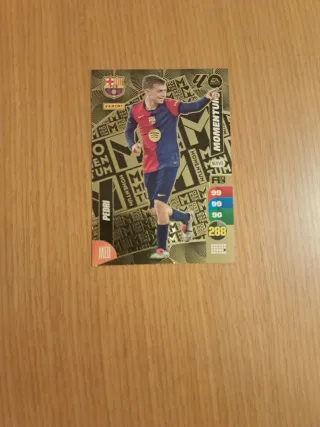 Carta Futbol Pedri Momentum Panini