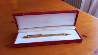 Stile vintage Must di Cartier con penna d'oro placcato