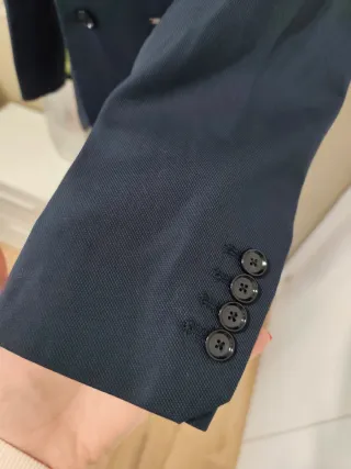 Chaqueta Zara Hombre Talla M Azul Marino