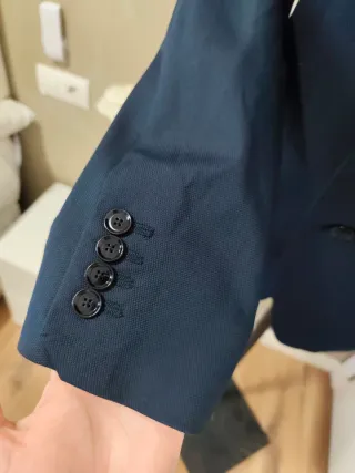 Chaqueta Zara Hombre Talla M Azul Marino