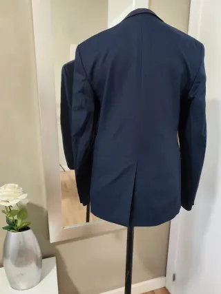 Chaqueta Zara Hombre Talla M Azul Marino