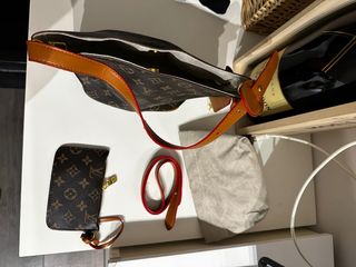 Borsa Louis Vuitton All In BB Marrone/Rosso