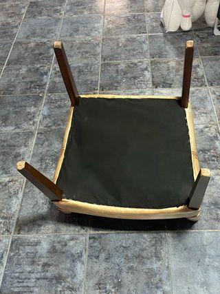 Butaca de piel marrón