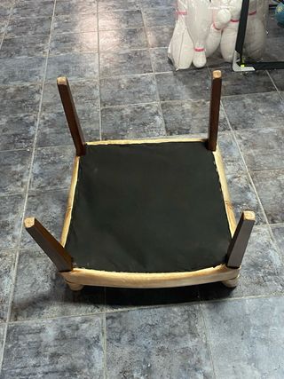 Butaca de piel marrón