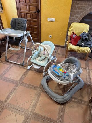 Hamaca bebé con arco de juegos