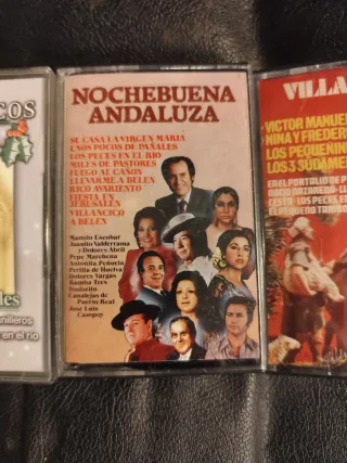 Lote 3 Casetes Villancicos Clásicos