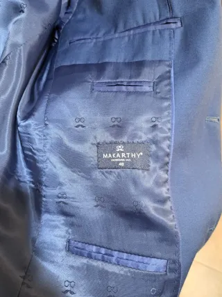 Traje Makarthy Azul - Impecable (1 Uso)