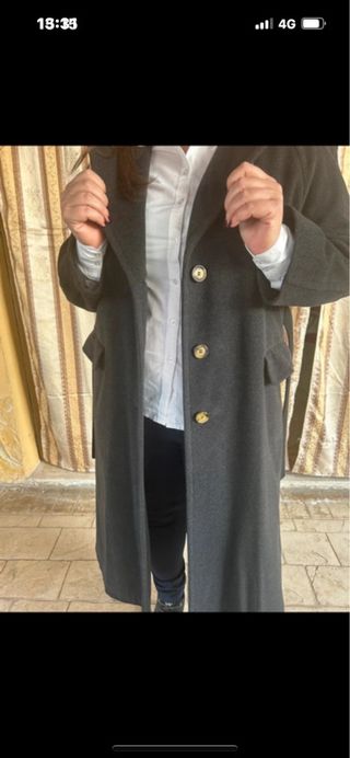 Cappotto in lana oversize taglia XXL
