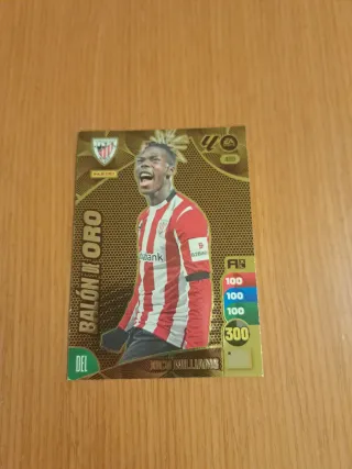 Carta Fútbol Nico Williams Balón de Oro