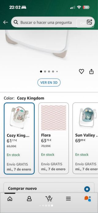 Hamaca bebé hasta 9 meses