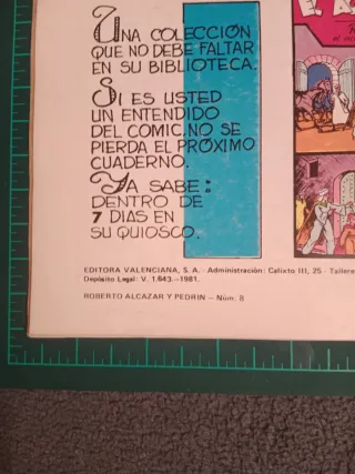 Lote 5 tebeos Roberto Alcázar Vintage